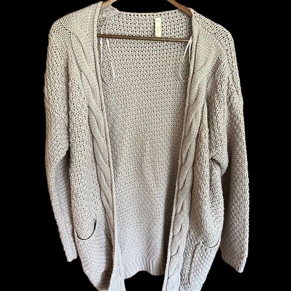 Wishlist light blush pink open cardigan with pockets size S/M - Picture 1 of 6